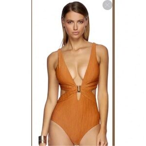 JETS Australia Radiance Plunge One Piece Swimsuit